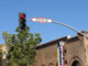 Route 66 street sign in Flagstaff AZ