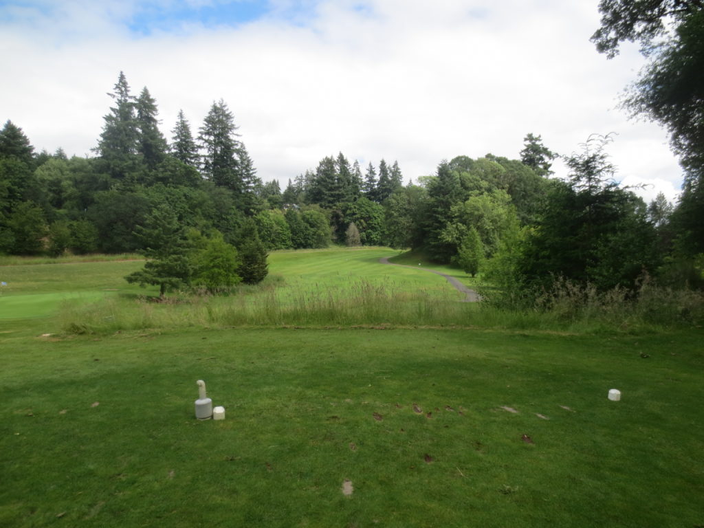 photo looking at the 6th fairway